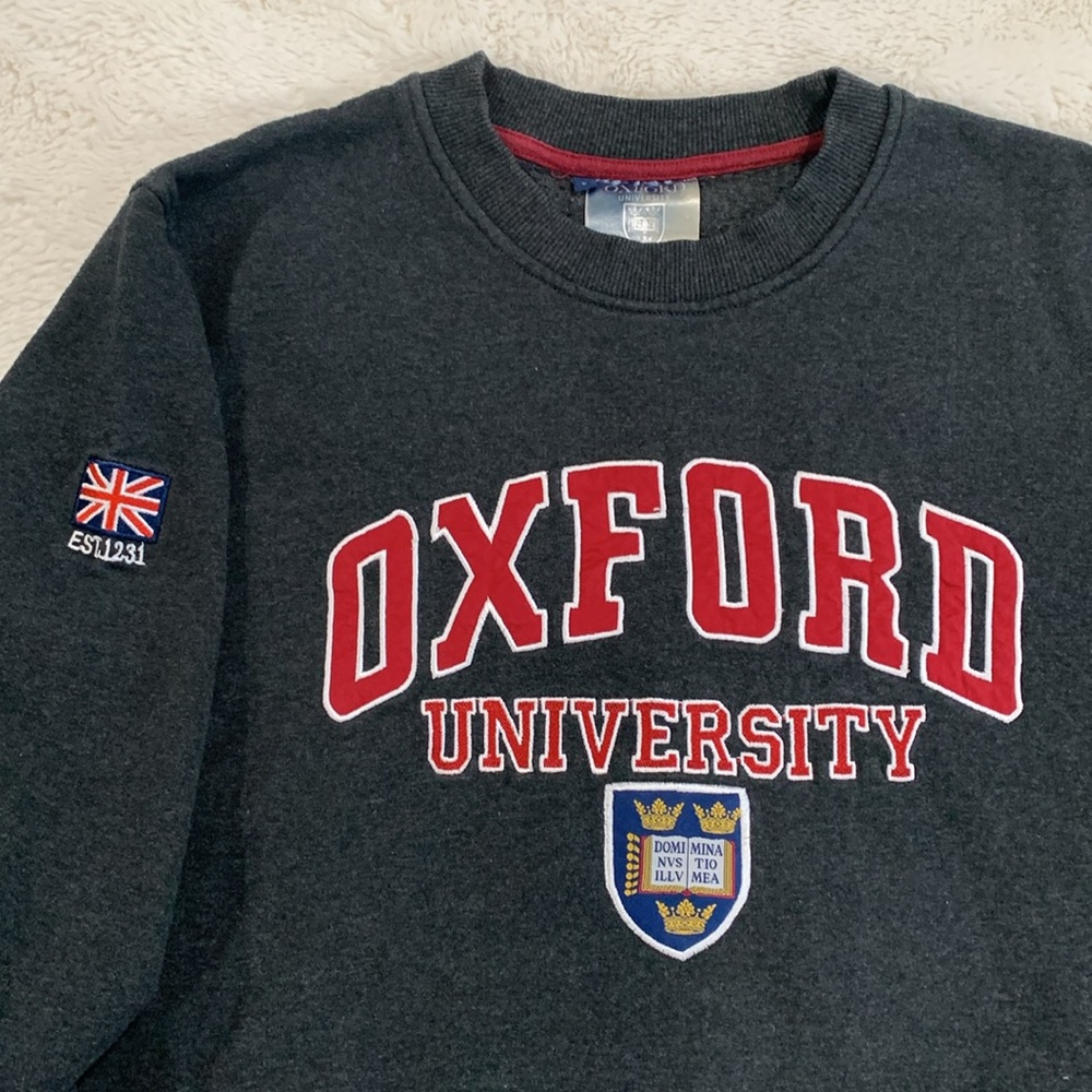 Official Oxford University Crewneck
Sweatshirt dark gray/black Size L Unisex